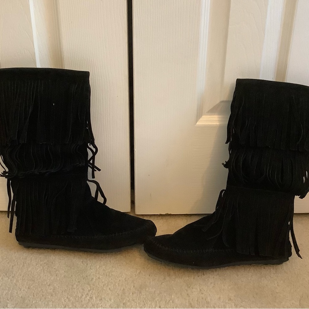 Nature Breeze Cherokee Fringe Boots